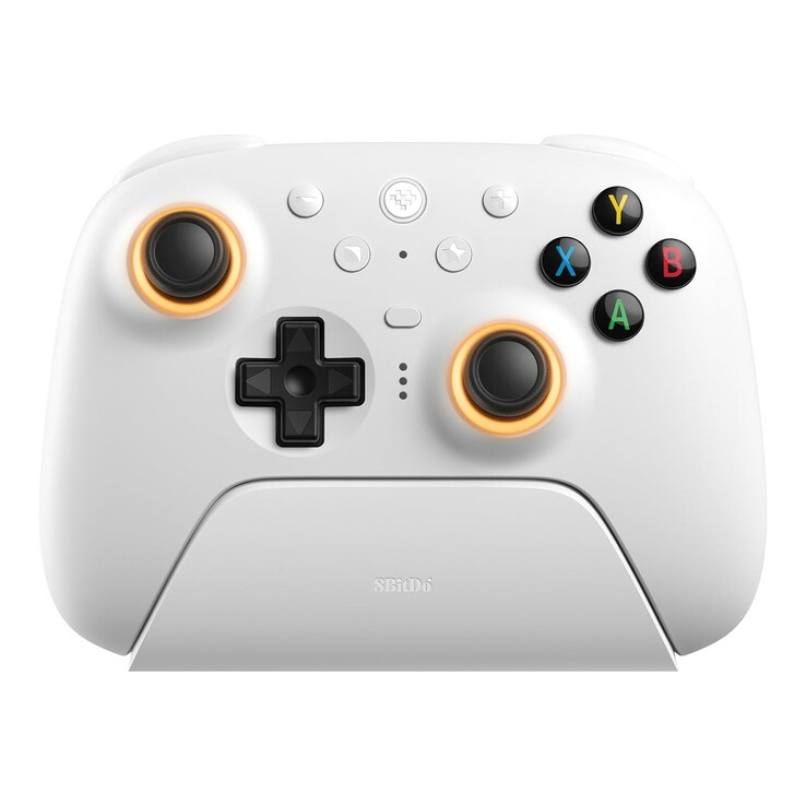 Aktionsknapparna på 8BitDo Ultimate 2 Wireless Controller har färgade alfabet. (Bildkälla: 8BitDo)