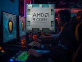 AMD Ryzen 7 9800X3D CPU visas upp på internetcafé (Bildkälla: AMD med ändringar)