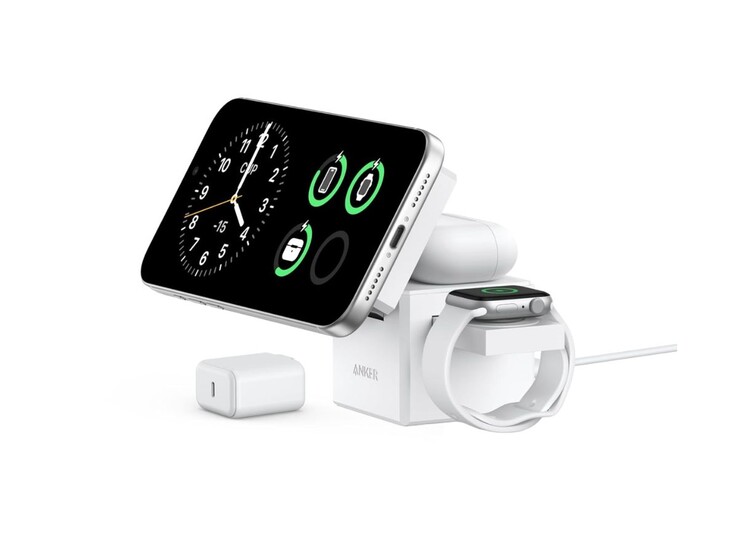 Anker MagGo trådlös laddningsstation (3-i-1 kub). (Bildkälla: Anker)