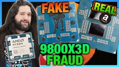 CPU SCAM AMD Ryzen 9800X3D Förfalskningar Bedrägeri