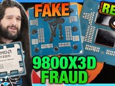 CPU SCAM AMD Ryzen 9800X3D Förfalskningar Bedrägeri
