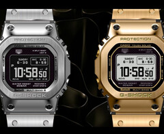 Från vänster till höger (på bilden) har vi Casio GMW-BZ5000D-1 och GMW-BZ5000GD-9. (Bildkälla: Great G-Shock World)