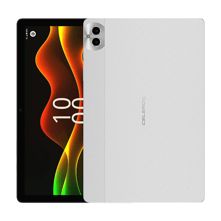 Boost Celero5G-surfplattan finns i ett enda färgalternativ i molnsilver (Bildkälla: Boost Mobile)
