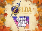 Logotyper för remaken av Ocarina of Time och GTA 6 visas