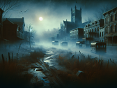 Liminal Point är ett survival horror-spel som förlitar sig på ett isometriskt kameraperspektiv. (Bildkälla: DallE 3)