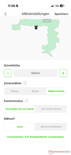 Inställningar för klippning