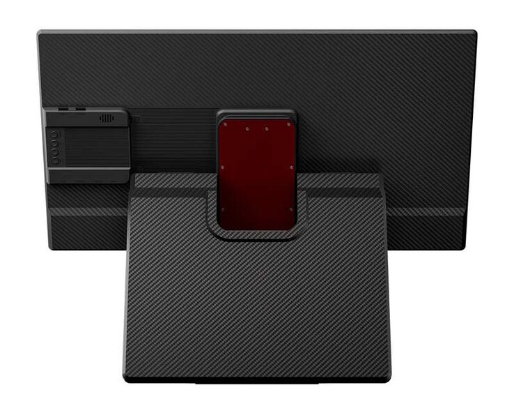 Stativet på denna bärbara bildskärm kan vridas (Bildkälla: Blackview)