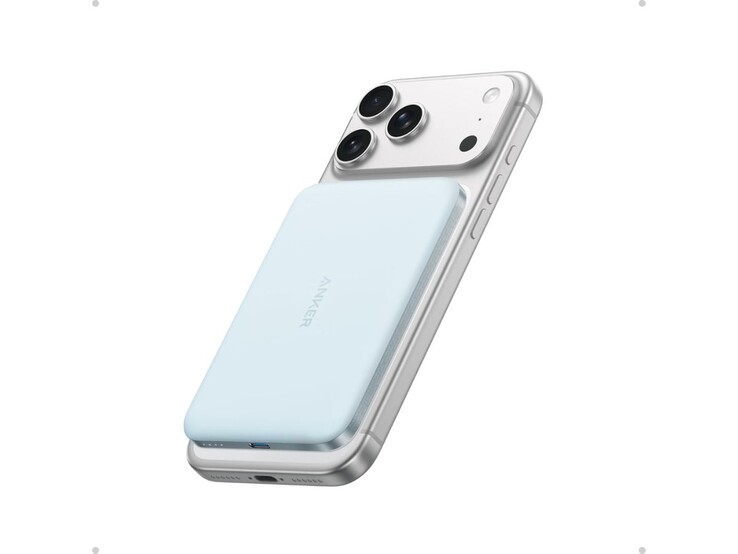 Anker Nano Power Bank (5K, MagGo, Slim) i blått