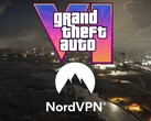 Banner för GTA 6 visas med NordVPN:s logotyp