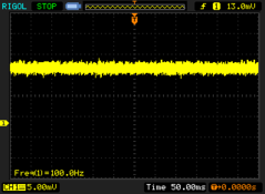 Endast vid mycket låg ljusstyrka märker vi PWM-flimmer vid 100 Hz.