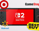 Återförsäljarnas webbplatser har varit i kaos sedan midnatt EST (Bildkälla: Nintendo, Olika andra återförsäljare [Se källor])