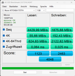 AS SSD-jämförelse