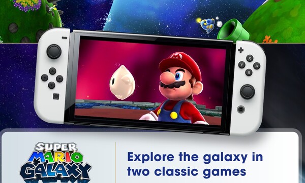 Spelen Super Mario Galaxy och Super Mario Galaxy 2 kommer att släppas till den ursprungliga Switch och Switch 2. (Bildkälla: Nintendo)