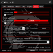 AMD Ryzen 7 9850X3D: CPU-Z