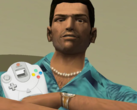 Grand Theft Auto: Vice City finns nu på Sega Dreamcast, inofficiellt. (Bildkälla: Grand Theft Auto: Vice City och Sega, med ändringar)