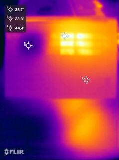 Stresstest av yttemperatur (undersidan)