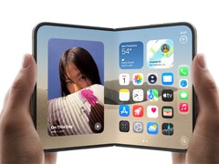 När Apple utformade iPhone Duo hämtade man bland annat inspiration från traditionella anteckningsböcker och proportionerna hos pappersstorlekarna i A-serien.