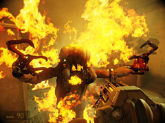 En skärmdump av Half Life 2 RTX som körs på PC (bildkälla: Steam Community)