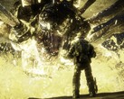 Marcus Fenix möter en av bossarna i Gears of War. (Bildkälla: Steam)