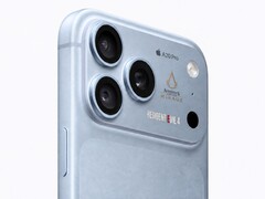 iPhone 18 Pro Max med A20 Pro samt märkning från Assassin’s Creed Mirage och Resident Evil 4
