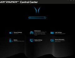 Erazer kontrollcenter