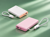 Oppo 33 W Pocket Charge finns i färgvarianterna ljusrosa och khaki.