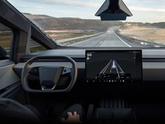 Tesla Full Self-Driving i aktion i en Cybertruck (Bildkälla: Tesla)