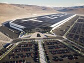 Teslas gigafabrik i Nevada, USA. (Bildkälla: Tesla)