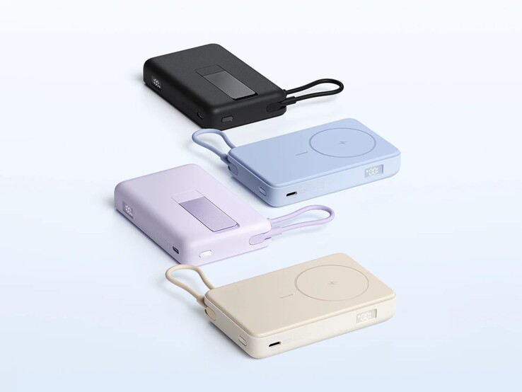 Xiaomi Magnetic Power Bank 10000 (bilden) med inbyggt stativ. (Bildkälla: Xiaomi)