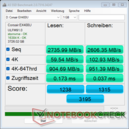 AS SSD - EX400U på Razer Blade 16 Thunderbolt