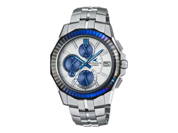 Klockan Casio Oceanus Manta OCWS6000PB7A. (Bildkälla: Casio)
