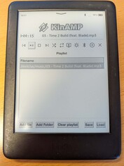 KinAmp är en MP3-spelare för din Kindle som kan användas med Bluetooth-hörlurar (Bildkälla: Notebookcheck)