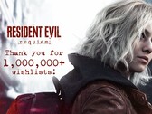 Resident Evil Requiem firar 1 miljon önskelistor på flera plattformar. Tack-meddelande på bilden (bildkälla: Resident Evil's X-konto)