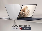 Intel-ZenBook 14 vs. AMD-ZenBook 14 (Bildkälla: Asus med redigeringar)