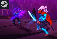 Det fartfyllda boss rush-spelet Furi finns tillgängligt för ett rekordlågt pris på Steam. Redigerad skärmdump av spelet. (Bildkälla: Steam)