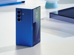 Samsung Galaxy Z Fold7 (bilden) använder titan för sin bakplatta. (Bildkälla: Samsung)