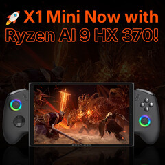 OneXPlayer X1 Mini konkurrerar med den ursprungliga Lenovo Legion Go med en identisk skärm. (Bildkälla: One-Netbook)