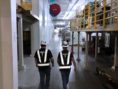 Teslas LFP-batterifabrik i Nevada. (Bildkälla: Tesla)