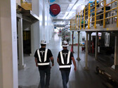 Teslas LFP-batterifabrik i Nevada. (Bildkälla: Tesla)