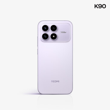 Redmi K90 i ett ljuslila färgalternativ. (Bildkälla: Redmi)