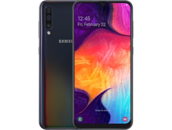 Recension av Samsung Galaxy A50. Recensionsex från notebooksbilliger.de.