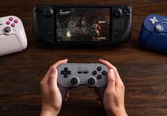 8BitDo Pro 3-kontrollen kan anslutas till ett Steam Deck via Bluetooth eller USB. (Bildkälla: 8BitDo)
