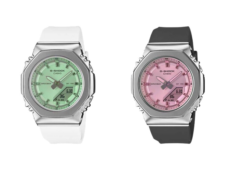 Klockorna Casio G-Shock GM-S2110SR-1A och GMA-P2100SR-1A