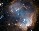 Hubble-bild av en stjärnbildande region i det lilla magellanska molnet (NASA Hubble Space Telescope via Unsplash; beskuren)