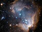 Hubble-bild av en stjärnbildande region i det lilla magellanska molnet (NASA Hubble Space Telescope via Unsplash; beskuren)
