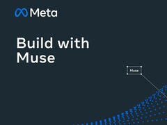 Metalogotyp med texten ”Build with Muse” på mörk bakgrund