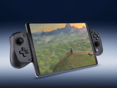 Citron 0.7 har AMD FSR 2-implementering. På bilden: surfplatta som kör ett Nintendo Switch-spel. (Bildkälla: GameSir och r/zelda)