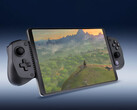 Citron 0.7 har AMD FSR 2-implementering. På bilden: surfplatta som kör ett Nintendo Switch-spel. (Bildkälla: GameSir och r/zelda)
