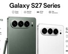 Designskisser tyder på en horisontell kameraplacering för Samsung Galaxy S27 Ultra och Galaxy S27 Pro.