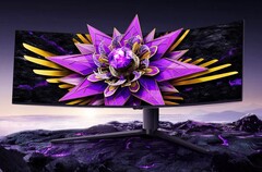 Den senaste spelmonitorn från TCL använder en massiv 57-tums HVA-panel. (Bildkälla: TCL)